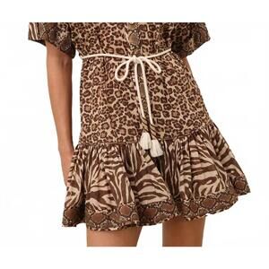 Zimmermann | Dresses | Zimmermann Rhythmic Trim Mini Dress Nwt Sz
